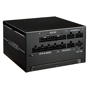 Fonte Cooler Master Elite MPW-C001-AFAG-BUS ATX 1200W 80Plus Gold - Preto