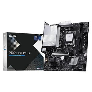Placa Mãe MSI PRO H810M-B DDR5 LGA 1851 Micro-ATX