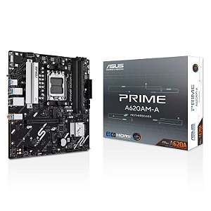 Placa Mãe Asus Prime A620AM-A DDR5 AM5 Micro-ATX