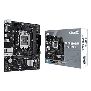 Placa Mãe Asus Prime H610M-R DDR5 LGA 1700 Micro-ATX