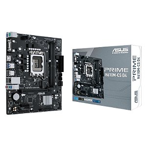 Placa Mãe Asus Prime H610M-CS DDR5 LGA 1700 Micro-ATX