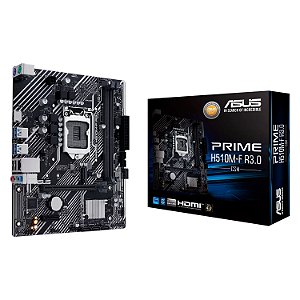 Placa Mãe Asus Prime H510M-F R3 DDR4 LGA 1200 Micro-ATX