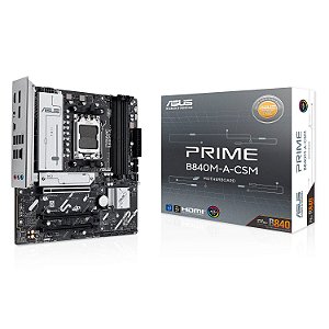 Placa Mãe Asus Prime B840M-A-CSM DDR5 AM5 Micro-ATX