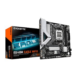 Placa Mãe Gigabyte B840M Eagle WiFi 6 DDR5 AM5 Micro-ATX