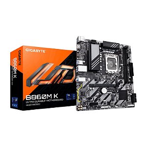Placa Mãe Gigabyte B860M K DDR5 LGA 1851 Micro-ATX