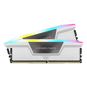 Memória RAM Corsair Vengeance RGB 64GB (2x32GB) DDR5 6000MHz - CMH64GX5M2B6000Z30W