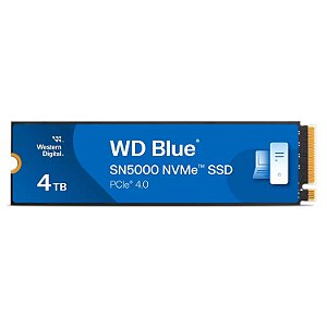 SSD 4TB Western Digital WD Blue SN5000 M.2 NVMe PCIe 4.0 5500MBs/5000MBs - WDS400T4B0E
