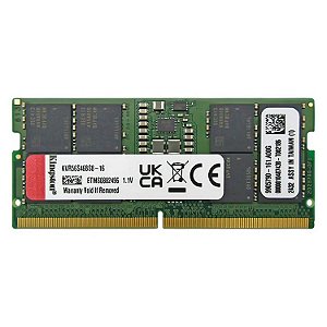 Memória RAM Kingston 16GB DDR5 5600MT - s para Notebook - KVR56S46BS8-16-TW