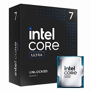 Processador Intel Core Ultra 7 265KF Socket LGA 1851 20 Core 20 Threads 3.9GHz e 5.5GHz Turbo Cache 30MB