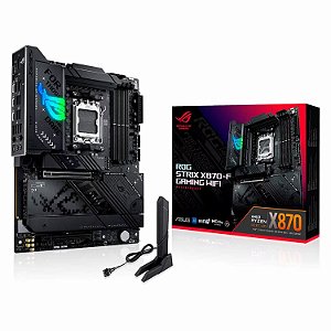 Placa Mãe Asus ROG Strix X870-F Gaming WiFi DDR5 AM5 ATX