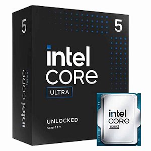 Processador Intel Core Ultra 5 245K Socket LGA 1851 14 Core 14 Threads 4.2GHz e 5.2GHz Turbo Cache 24MB