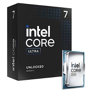 Processador Intel Core Ultra 7-265K Socket LGA 1851 20 Core 20 Threads 3.9GHz e 5.4GHz Turbo Cache 30MB