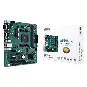 Placa Mãe Asus PRO A520M-C Ii - CSM DDR4 AM4 Micro-ATX