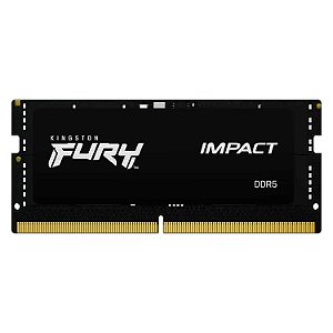 Memória RAM Kingston Fury Impact 16GB DDR5 5600MT - s para Notebook - KF556S40IB-16