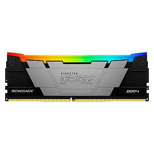 Memória RAM Kingston Fury Renegade RGB 8GB DDR4 3600 MHz - Preto KF436C16RB2A - 8
