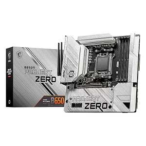 Placa Mãe MSI B650M Project Zero DDR5 AM5 Micro-ATX