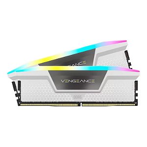 Memória RAM Corsair Vengeance RGB 32GB (2x16GB) DDR5 6000MHz - CMH32GX5M2E6000C36W