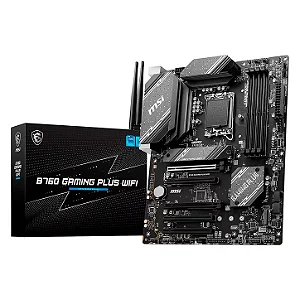 Placa Mãe MSI B760 Gaming Plus WiFi DDR5 LGA 1700 ATX