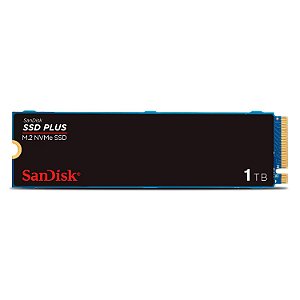 SSD 1TB SanDisk Plus NVMe M.2 NVMe PCIe 3.0 3200MBs/2500MBs - SDSSDA3N-1T00-G26