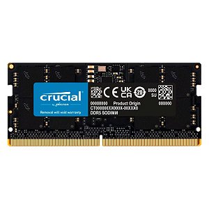 Memória RAM Crucial Basics 16GB DDR5 4800MT - s para Notebook - CB16GS4800