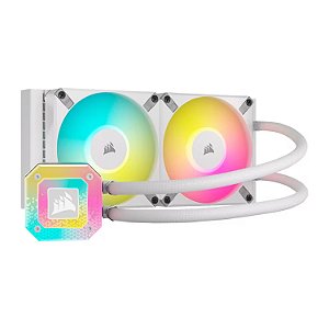 Water Cooler para Processador Corsair iCue H100i Elite Capellix XT CW-9060072-WW RGB - Branco