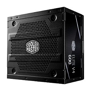 Fonte Cooler Master Elite NEX W600 MPW-6001-ACAW-BUS ATX 600W 80 White Bronze PFC Ativo Bivolt - Preto