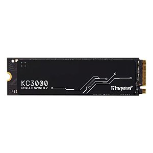 SSD 512GB Kingston KC3000 M.2 NVMe PCIe 4.0 7000MBs/3900MBs - SKC3000S-512G
