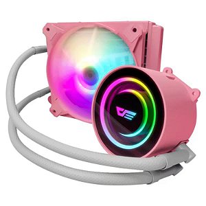 Water Cooler para Processador Aigo darkFlash Twister DX120 RGB - Rosa