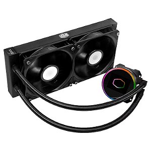 Water Cooler para Processador Cooler MasterLiquid ML240 Vivid MLY-L24M-A18PK-R1 ARGB - Preto