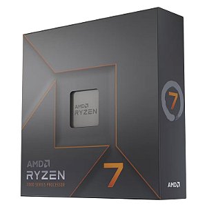 Processador AMD Ryzen 7 7700X Socket AM5 8 Core 16 Threads 4.5GHz e 5.4GHz Turbo Cache 40MB