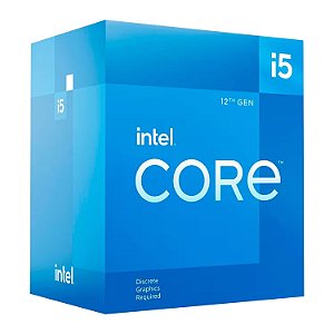 Processador Intel Core i5-12400F Socket LGA 1700 6 Core 12 Threads 2.5GHz e 4.4GHz Turbo Cache 18MB
