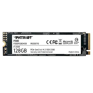 SSD 128GB Patriot P300 M.2 NVMe PCIe 3.0 2100MBs/1650MBs - P300P128GM28