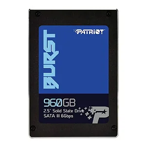 SSD 960GB Patriot Burst Elite SATA 2.5" 450MBs/320MBs - PBE960GS25SSDR