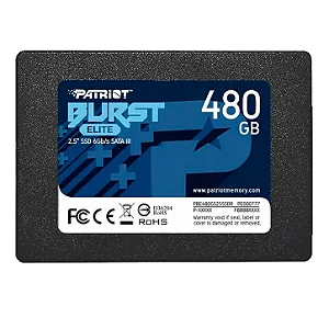 SSD 480GB Patriot Burst Elite SATA 2.5" 450MBs/320MBs - PBE480GS25SSDR
