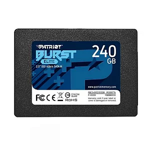 SSD 240GB Patriot Burst Elite SATA 2.5" 450MBs/320MBs - PBE240GS25SSDR