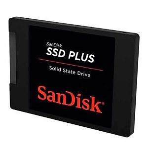 SSD 240GB SanDisk Plus SATA SATA 2.5" 535MBs/450MBs - SDSSDA-240G-G26