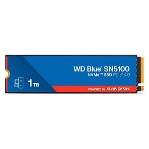 SSD M.2 Western Digital WD Blue SN5100 1TB NVMe PCIe 4.0 - WDS100T5B0E