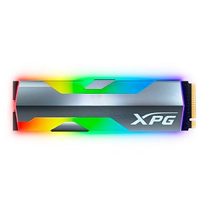 SSD M.2 XPG Spectrix S20G RGB 500GB NVMe PCIe Gen 3 - ASPECTRIXS20G-500G-C