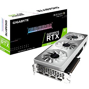 Placa de Vídeo Gigabyte GeForce RTX 3070 VISION OC 8G 8GB GDDR6 256Bits - GV-N3070VISION OC-8GD