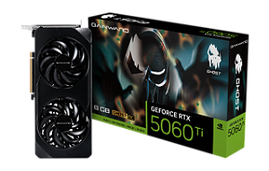 Placa de Vídeo Gainward GeForce RTX 5060 TI Ghost OC 8GB GDDR7 128 bits - NE7506TT19P1-GB2062B