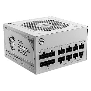 FONTE ATX 850W 80PLUS GOLD MSI MPG A850GL PCIE5 306-7ZP8A25-CE0 WHITE