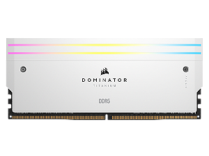 Memória Corsair Dominator Titanium RGB 64GB (2x32GB) DDR5 6000MHz - CMP64GX5M2B6000C30W