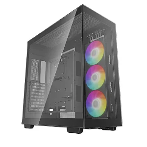Gabinete DeepCool CH780 ATX Max Panoramico Dual Chamber Vidro Temperado Preto - R-CH780-BKADE41-G-1
