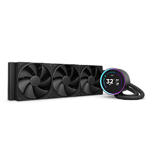 WATER COOLER NZXT KRAKEN ELITE 360COM 3 FANS PRETO RL-KN36E-B2