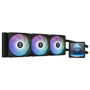 WATER COOLER GAMDIAS AURA GL 360 LCD PRETO