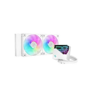 WATER COOLER DEEPCOOL ANTI-LEAK ARGB LT240 BRANCO