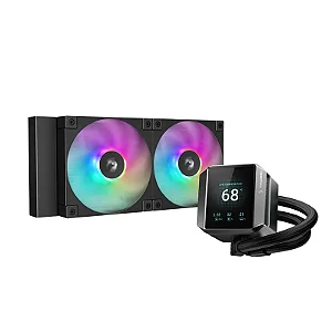 WATER COOLER DEEPCOOL ANTI-LEAK ARGB MYSTIQUE 240 PRETO