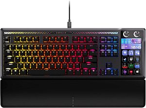 Teclado Mecânico Corsair Galleon 100 SD Stream Deck Integrado RGB Switches MLX Pulse Hot-Swappable US ANSI Preto - CH-912A31I-NA