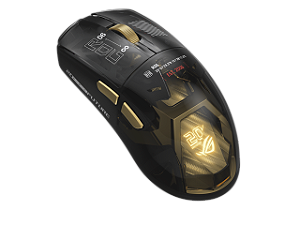 Mouse Gamer Sem Fio ASUS ROG Harpe II Extreme Edition 20 Wireless 82g Tri-Mode 65K DPI 8000Hz Gold/Black - 90MP04Q0-BMAA00