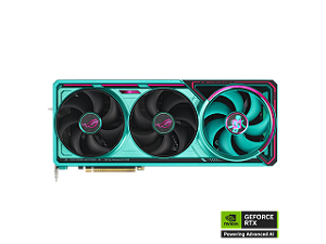 Placa de Vídeo ASUS ROG Astral GeForce RTX 5080 OC 16GB GDDR7 Hatsune Miku Edition - 90YV0LV9-MVAA00